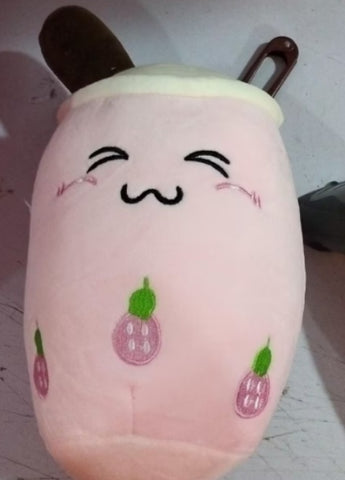 Cute Fruit Drink Plush Stuffed Soft Strawberry Milk Tea Plush Boba Tea Cup Toy Bubble Tea Pillow Cushion Kids Gift Cute Fruit Drink Plush Stuffed Soft Strawberry Milk Tea Plush Boba Tea Cup Toy Bubble Tea Pillow Cushion Kids Gift