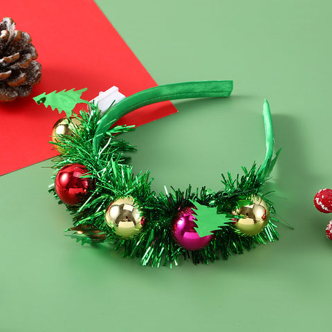 Christmas Hair Band Glowing Headband Xmas Tree Snowflake Hair Band Deer Horn Light Flashing Headwear Merry Christmas Gift Christmas Hair Band Glowing Headband Xmas Tree Snowflake Hair Band Deer Horn Light Flashing Headwear Merry Christmas Gift