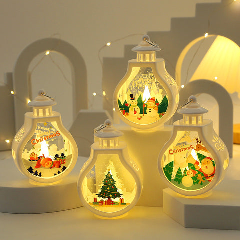 Christmas Candle Lamp Romantic Ornaments Christmas Candle Lamp Romantic Ornaments