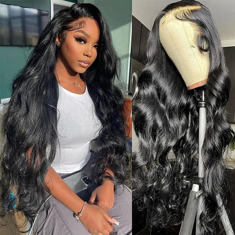 Human Hair Wigs Brazilian Body Wave Lace Front Wig for Black Women - HD, Pre-Plucked, Glueless Human Hair Wigs Brazilian Body Wave Lace Front Wig for Black Women - HD, Pre-Plucked, Glueless