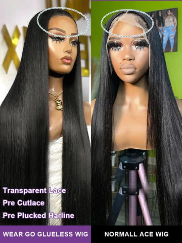 Ready-to-Wear 13x4 Brazilian Bone Straight Lace Front Wig - Preplucked, Glueless, No Hassle Ready-to-Wear 13x4 Brazilian Bone Straight Lace Front Wig - Preplucked, Glueless, No Hassle