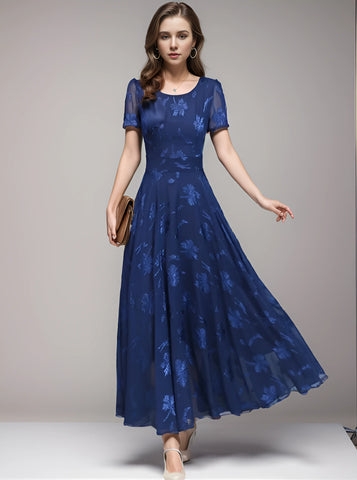 Timeless Women's Maxi Dress - Floral Elegance for Chic Summer Evenings Timeless Women's Maxi Dress - Floral Elegance for Chic Summer Evenings