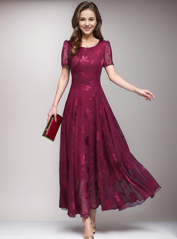 Timeless Women's Maxi Dress - Floral Elegance for Chic Summer Evenings Timeless Women's Maxi Dress - Floral Elegance for Chic Summer Evenings