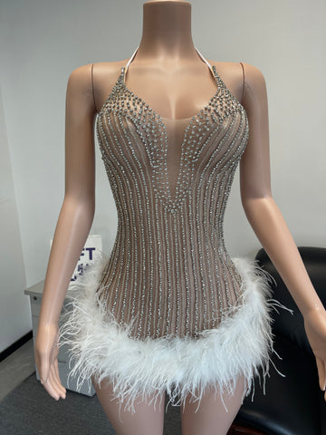 Dazzling Feathers - Crystal Prom Dresses for Black Girls' Birthday Elegance Dazzling Feathers - Crystal Prom Dresses for Black Girls' Birthday Elegance