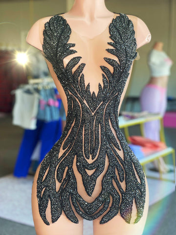 Seductive Splendor - Beaded Crystals Homecoming Gowns for Black Girls' Celebration Seductive Splendor - Beaded Crystals Homecoming Gowns for Black Girls' Celebration