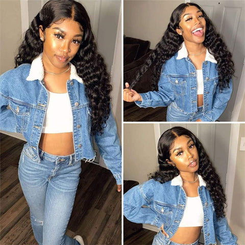 HD Transparent Curly Lace Front Wig - Ready to Wear Human Hair HD Transparent Curly Lace Front Wig - Ready to Wear Human Hair