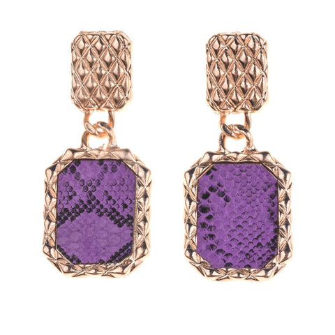 Bohemian Geometric Dangle Earrings - Multicolored Metal for Women Bohemian Geometric Dangle Earrings - Multicolored Metal for Women