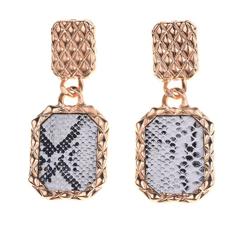 Bohemian Geometric Dangle Earrings - Multicolored Metal for Women Bohemian Geometric Dangle Earrings - Multicolored Metal for Women