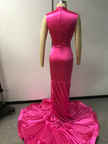 Sparkling Mermaid Glam - Crystals, Strapless Elegance for Formal Evening Party Sparkling Mermaid Glam - Crystals, Strapless Elegance for Formal Evening Party