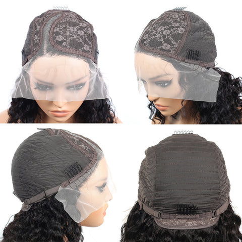 Black Curly Bob Lace Front Wig - 100% Remy Human Hair Black Curly Bob Lace Front Wig - 100% Remy Human Hair
