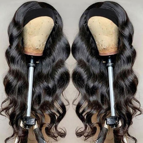 Body Wave Headband Wig - 180% Density Brazilian Remy Human Hair Body Wave Headband Wig - 180% Density Brazilian Remy Human Hair