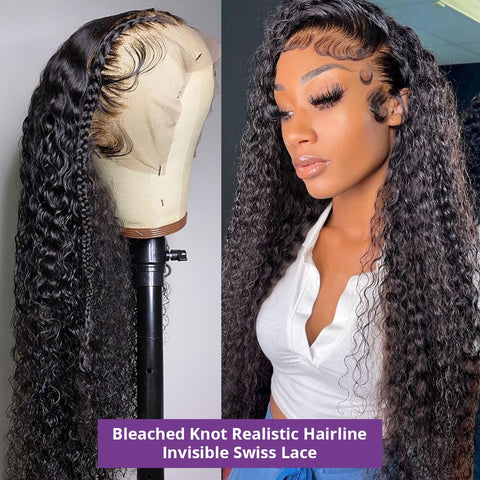 Deep Wave HD Lace Front Wig - Curly 13x6 Human Hair Deep Wave HD Lace Front Wig - Curly 13x6 Human Hair