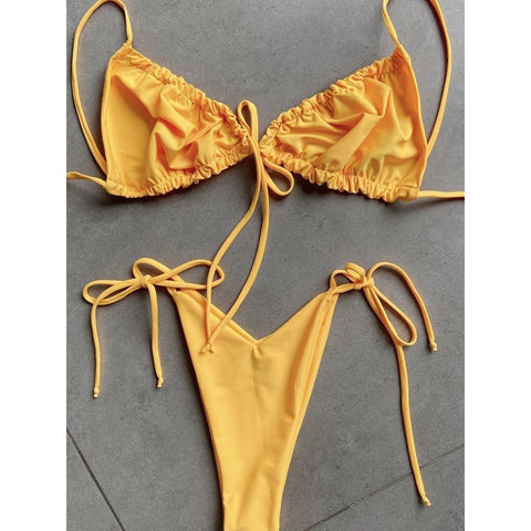 Low Waist Bikinis - Trendy Triangle Swimwear for Women Low Waist Bikinis - Trendy Triangle Swimwear for Women