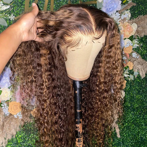 Honey Brown 13x6 HD Lace Deep Wave Wig - 30 Inch Honey Brown 13x6 HD Lace Deep Wave Wig - 30 Inch