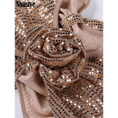 Summer Glitter Party Mini Dress - Sexy & Elegant Summer Glitter Party Mini Dress - Sexy & Elegant