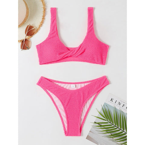 New Sexy Ribbed Bikini - Cross Swimwear for Women New Sexy Ribbed Bikini - Cross Swimwear for Women