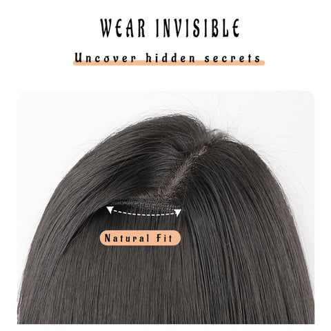 V-Shaped Synthetic Wig - Women's Long Hair Extension for Volume & Style V-Shaped Synthetic Wig - Women's Long Hair Extension for Volume & Style