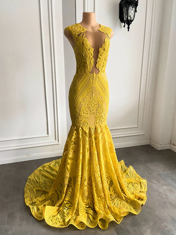 Sparkly Sequin Mermaid Prom Gown - Elegant and Fitted Sparkly Sequin Mermaid Prom Gown - Elegant and Fitted