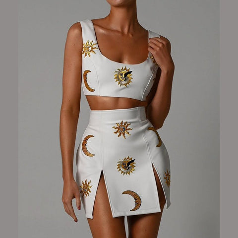 High-Quality PU Leather Diamond Bodycon Mini Dress - Spring-Summer Fashion High-Quality PU Leather Diamond Bodycon Mini Dress - Spring-Summer Fashion