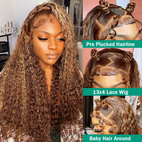 Melodie 220% HD Deep Wave Ombre Lace Front Wig - 30-40 Inches Melodie 220% HD Deep Wave Ombre Lace Front Wig - 30-40 Inches