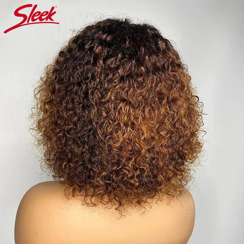 Honey Blonde Pixie Bob Wig - Short, Curly, No Lace Honey Blonde Pixie Bob Wig - Short, Curly, No Lace