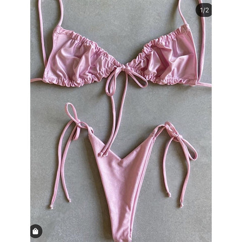 Low Waist Bikinis - Trendy Triangle Swimwear for Women Low Waist Bikinis - Trendy Triangle Swimwear for Women