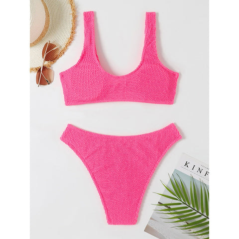 New Sexy Ribbed Bikini - Cross Swimwear for Women New Sexy Ribbed Bikini - Cross Swimwear for Women