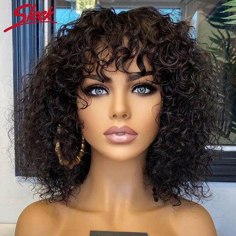 Honey Blonde Pixie Bob Wig - Short, Curly, No Lace Honey Blonde Pixie Bob Wig - Short, Curly, No Lace
