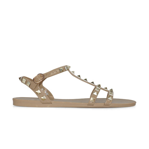 Riveted Jelly Beach Sandals - Summer Chic Riveted Jelly Beach Sandals - Summer Chic