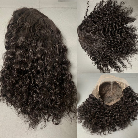 Black Curly Bob Lace Front Wig - 100% Remy Human Hair Black Curly Bob Lace Front Wig - 100% Remy Human Hair