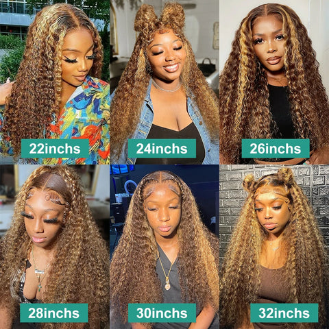Melodie 220% HD Deep Wave Ombre Lace Front Wig - 30-40 Inches Melodie 220% HD Deep Wave Ombre Lace Front Wig - 30-40 Inches