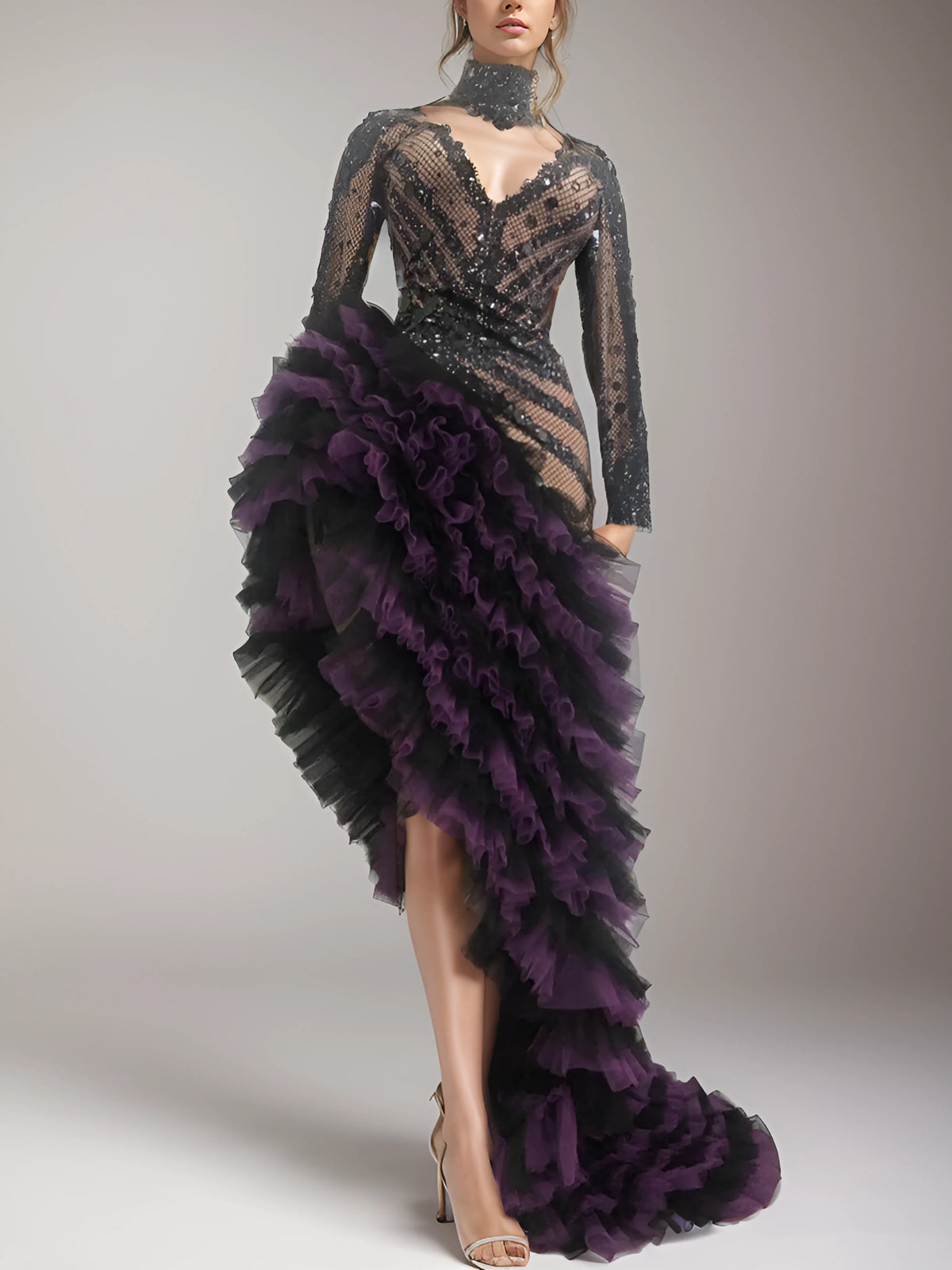 Singer's Ultimate Long Dress - Nightclub, Stage, and Party Elegance for Women