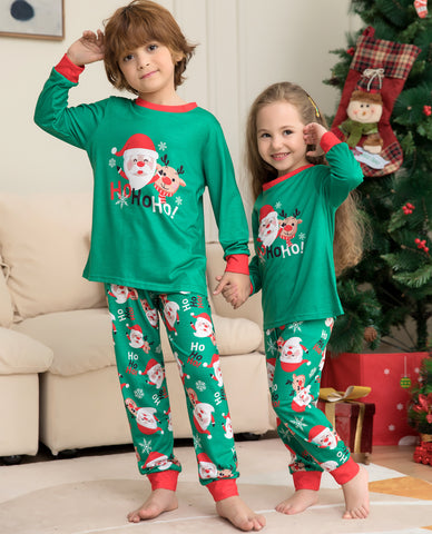 Christmas Pajamas For Family Matching Family Christmas PJs Sets Santa Claus Printed Top Sleepwear Christmas Pajamas For Family Matching Family Christmas PJs Sets Santa Claus Printed Top Sleepwear