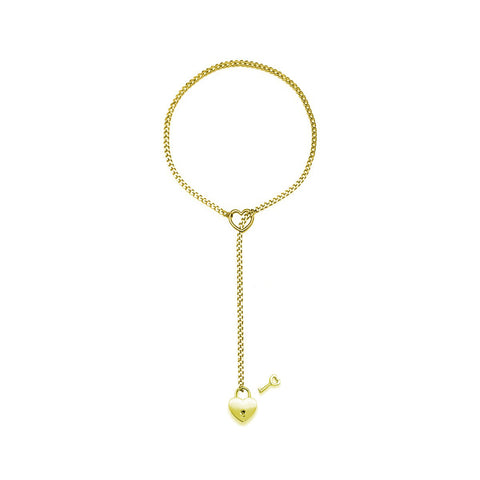 Cuban Adjustable Heart Shaped Necklace Cuban Adjustable Heart Shaped Necklace