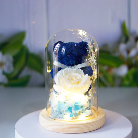 Little Bear Glass Cover Ornaments Christmas Valentine's Day Gift Home Decor Little Bear Glass Cover Ornaments Christmas Valentine's Day Gift Home Decor