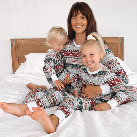 European And American Christmas Homewear Family Set Pajamas European And American Christmas Homewear Family Set Pajamas