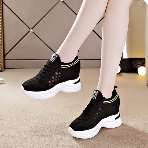 Breathable Slimming Height Increasing Insole Women's Shoes Casual Sneaker Women Breathable Slimming Height Increasing Insole Women's Shoes Casual Sneaker Women