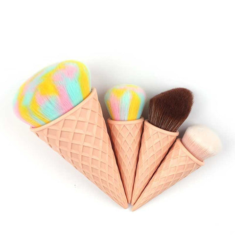 Ice Cream Cute Fiber Hair Makeup Brush Ice Cream Cute Fiber Hair Makeup Brush
