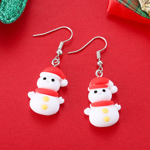 Cartoon Creative Christmas Earrings Fashion Cartoon Creative Christmas Earrings Fashion