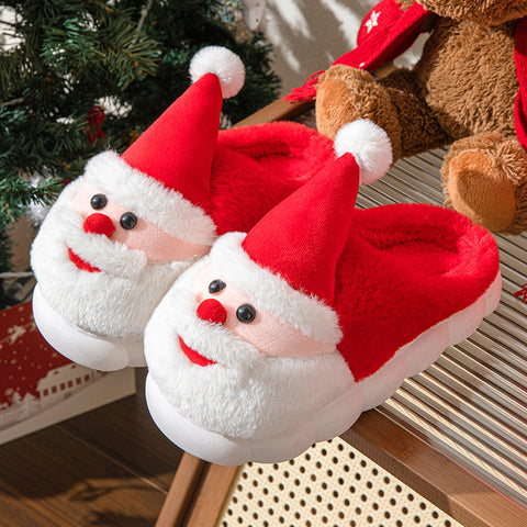 Santa Claus Home Thick-soled Non-slip Slippers Santa Claus Home Thick-soled Non-slip Slippers