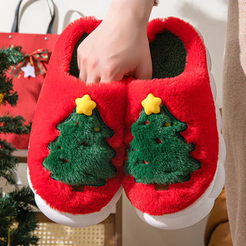 Christmas Tree Women's Home Slippers Christmas Tree Women's Home Slippers