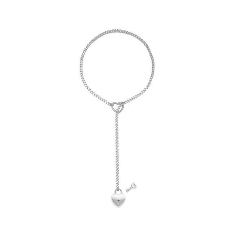 Cuban Adjustable Heart Shaped Necklace Cuban Adjustable Heart Shaped Necklace