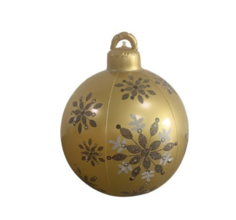 Christmas Ornament Ball Outdoor Pvc 60CM Inflatable Decorated Ball PVC Giant Big Large Balls Xmas Tree Decorations Toy Ball Christmas Ornament Ball Outdoor Pvc 60CM Inflatable Decorated Ball PVC Giant Big Large Balls Xmas Tree Decorations Toy Ball