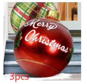Christmas Ornament Ball Outdoor Pvc 60CM Inflatable Decorated Ball PVC Giant Big Large Balls Xmas Tree Decorations Toy Ball Christmas Ornament Ball Outdoor Pvc 60CM Inflatable Decorated Ball PVC Giant Big Large Balls Xmas Tree Decorations Toy Ball