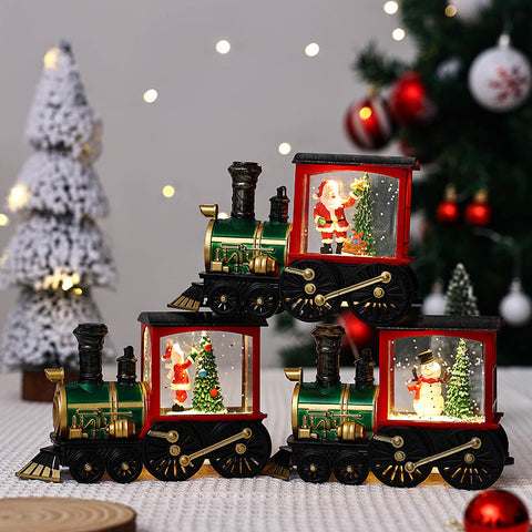 Christmas Gift Train Decoration Small Night Lamp Christmas Gift Train Decoration Small Night Lamp