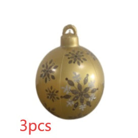 Christmas Ornament Ball Outdoor Pvc 60CM Inflatable Decorated Ball PVC Giant Big Large Balls Xmas Tree Decorations Toy Ball Christmas Ornament Ball Outdoor Pvc 60CM Inflatable Decorated Ball PVC Giant Big Large Balls Xmas Tree Decorations Toy Ball