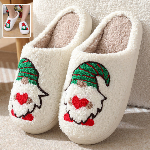 Cute Cartoon Santa Claus Home Slippers Couple Indoor Floor Bedroom Slipper Christmas Warm Shoes Women Men Cute Cartoon Santa Claus Home Slippers Couple Indoor Floor Bedroom Slipper Christmas Warm Shoes Women Men