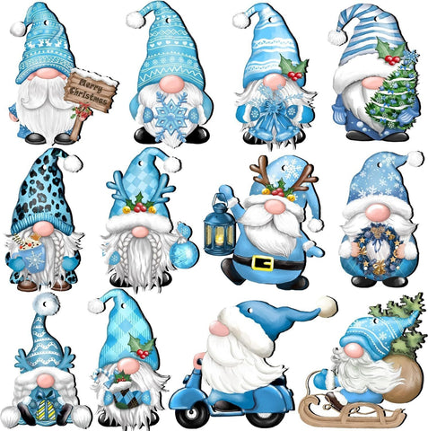 24 PCs Christmas Wooden Hanging Ornaments 24 PCs Christmas Wooden Hanging Ornaments