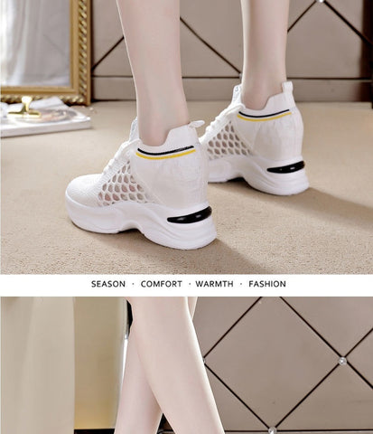 Breathable Slimming Height Increasing Insole Women's Shoes Casual Sneaker Women Breathable Slimming Height Increasing Insole Women's Shoes Casual Sneaker Women
