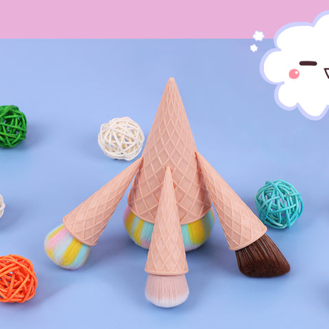 Ice Cream Cute Fiber Hair Makeup Brush Ice Cream Cute Fiber Hair Makeup Brush